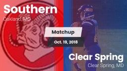 Matchup: Southern vs. Clear Spring  2018