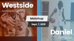 Matchup: Westside vs. Daniel  2018