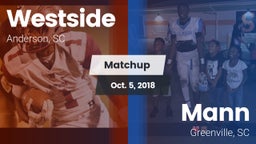 Matchup: Westside vs. Mann  2018