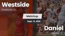 Matchup: Westside vs. Daniel  2019