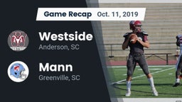 Recap: Westside  vs. Mann  2019