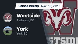 Recap: Westside  vs. York  2023