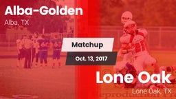 Matchup: Alba-Golden vs. Lone Oak  2017