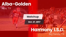 Matchup: Alba-Golden vs. Harmony I.S.D. 2017