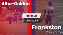 Matchup: Alba-Golden vs. Frankston  2018