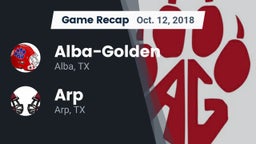 Recap: Alba-Golden  vs. Arp  2018