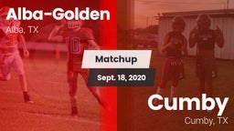 Matchup: Alba-Golden vs. Cumby  2020