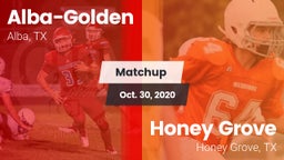 Matchup: Alba-Golden vs. Honey Grove  2020