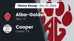 Recap: Alba-Golden  vs. Cooper  2023
