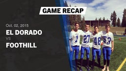Recap: El Dorado  vs. Foothill  2015