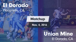 Matchup: El Dorado vs. Union Mine  2016