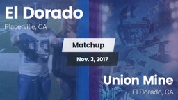 Matchup: El Dorado vs. Union Mine  2017