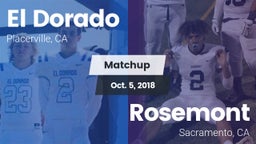 Matchup: El Dorado vs. Rosemont  2018