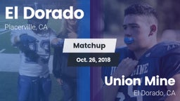Matchup: El Dorado vs. Union Mine  2018