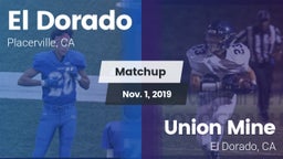 Matchup: El Dorado vs. Union Mine  2019