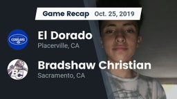 Recap: El Dorado  vs. Bradshaw Christian  2019