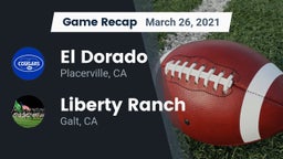 Recap: El Dorado  vs. Liberty Ranch  2021