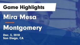 Mira Mesa  vs Montgomery  Game Highlights - Dec. 3, 2018