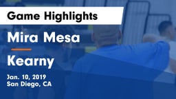 Mira Mesa  vs Kearny Game Highlights - Jan. 10, 2019