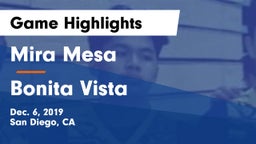 Mira Mesa  vs Bonita Vista  Game Highlights - Dec. 6, 2019