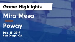 Mira Mesa  vs Poway  Game Highlights - Dec. 13, 2019