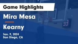 Mira Mesa  vs Kearny  Game Highlights - Jan. 9, 2024