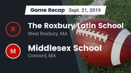 Recap: The Roxbury Latin School vs. Middlesex School 2019