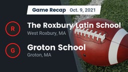 Recap: The Roxbury Latin School vs. Groton School  2021