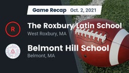 Recap: The Roxbury Latin School vs. Belmont Hill School 2021