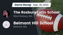 Recap: The Roxbury Latin School vs. Belmont Hill School 2023