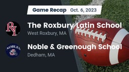 Recap: The Roxbury Latin School vs. Noble & Greenough School 2023