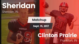 Matchup: Sheridan vs. Clinton Prairie  2017