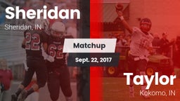 Matchup: Sheridan vs. Taylor  2017