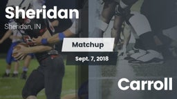 Matchup: Sheridan vs. Carroll 2018