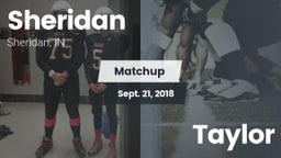 Matchup: Sheridan vs. Taylor 2018