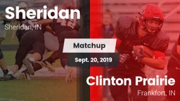 Matchup: Sheridan vs. Clinton Prairie  2019