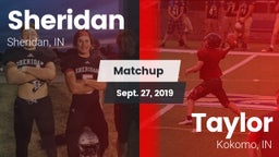 Matchup: Sheridan vs. Taylor  2019