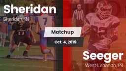 Matchup: Sheridan vs. Seeger  2019