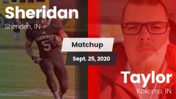 Matchup: Sheridan vs. Taylor  2020