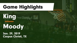 King  vs Moody  Game Highlights - Jan. 29, 2019