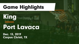 King  vs Port Lavaca Game Highlights - Dec. 13, 2019