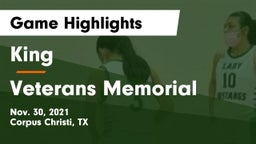 King  vs Veterans Memorial  Game Highlights - Nov. 30, 2021