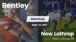 Matchup: Bentley  vs. New Lothrop  2016