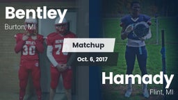 Matchup: Bentley  vs. Hamady  2016