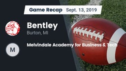 Recap: Bentley  vs. Melvindale Academy for Business & Tech 2019