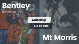Matchup: Bentley  vs. Mt Morris 2019