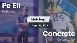 Matchup: Pe Ell vs. Concrete  2019