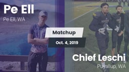 Matchup: Pe Ell vs. Chief Leschi  2019