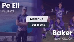 Matchup: Pe Ell vs. Baker  2019