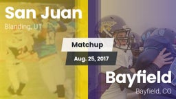 Matchup: San Juan vs. Bayfield  2017